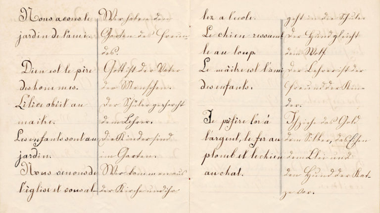 Altes Schriftbild