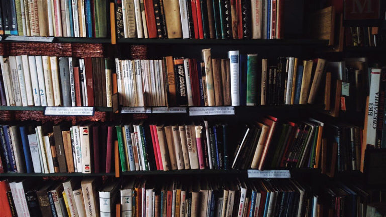Bücher im Regal