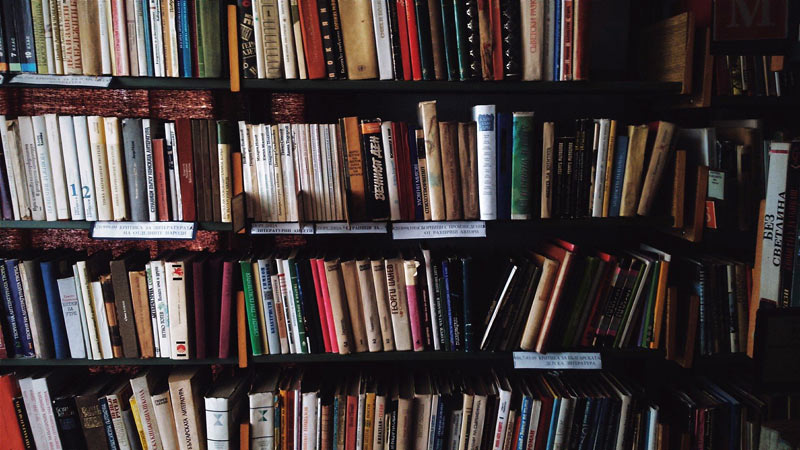 Bücher im Regal