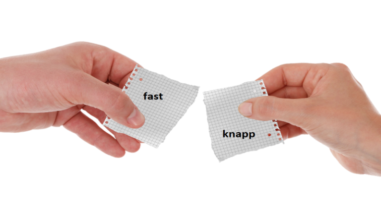 fast versus knapp